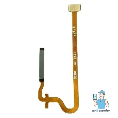 Fingerprint Sensor with Flex Cable for Oppo A3x 5G Black